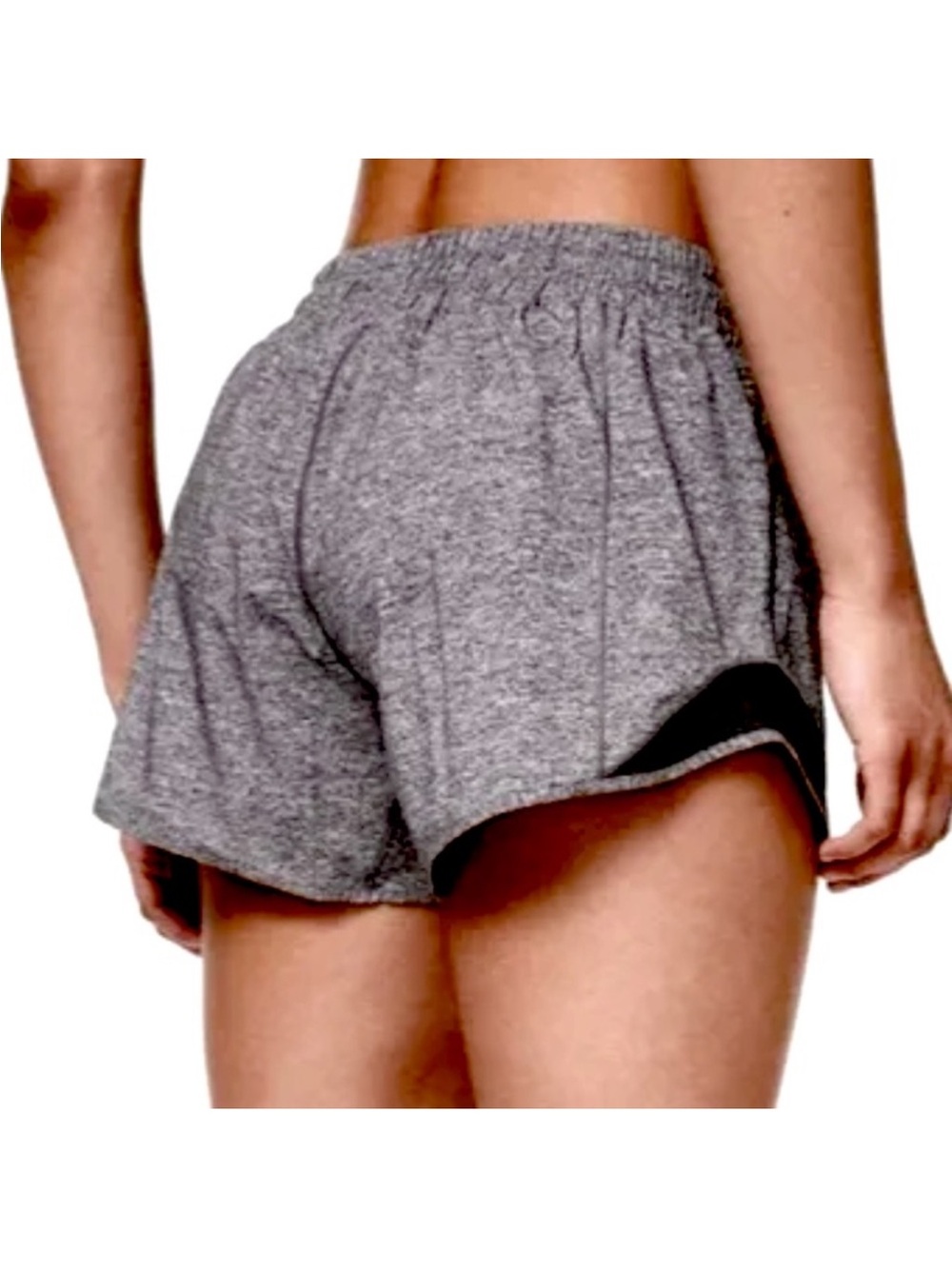 Lululemon Hotty Hot Shorts in Heather Lux Multi Heathered Black Size 4 - Picture 3 of 12